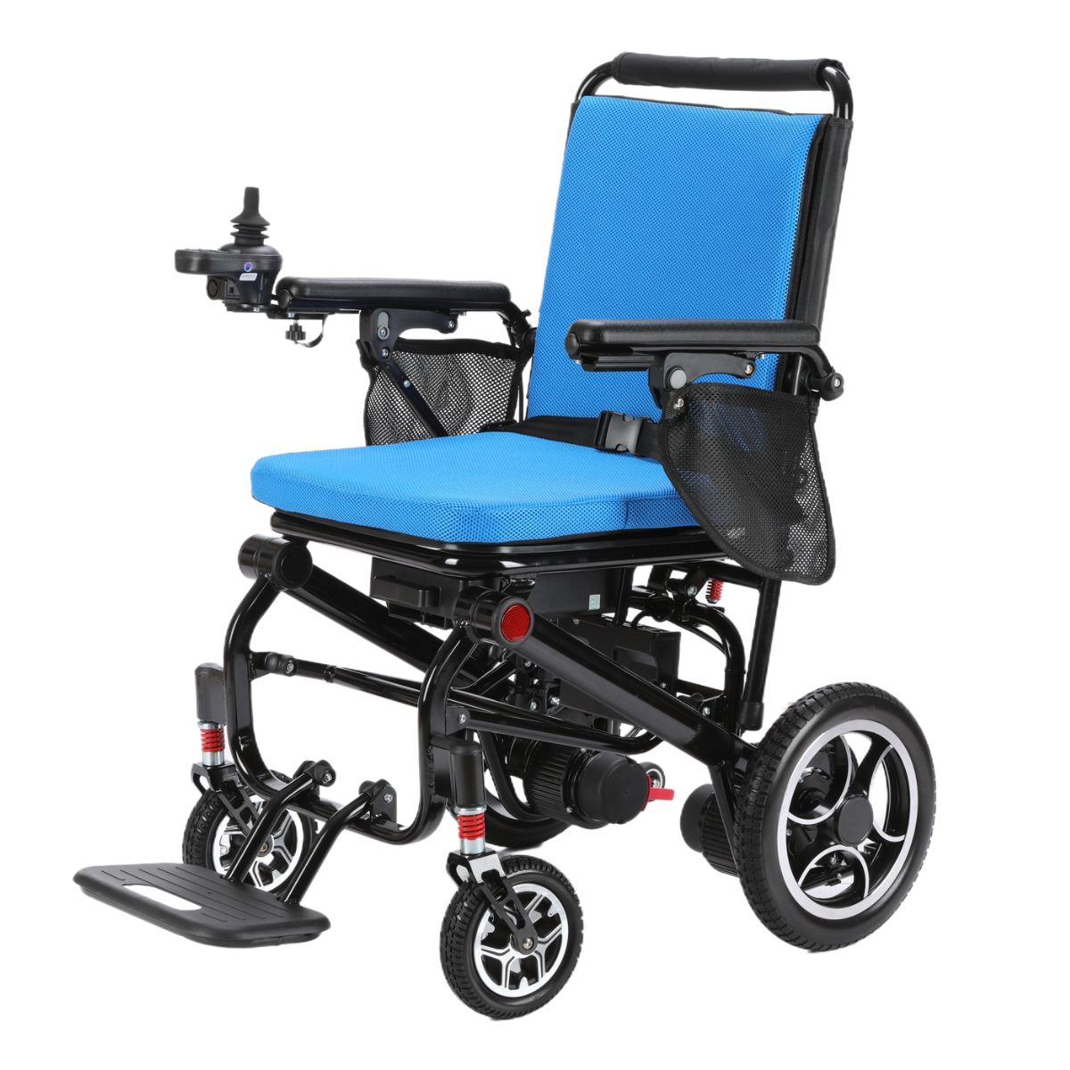 Rubicon BC-EA8000 - Ultra Lightweight, Foldable Electric Power Wheelchair | Compact, Portable & Travel-Friendly