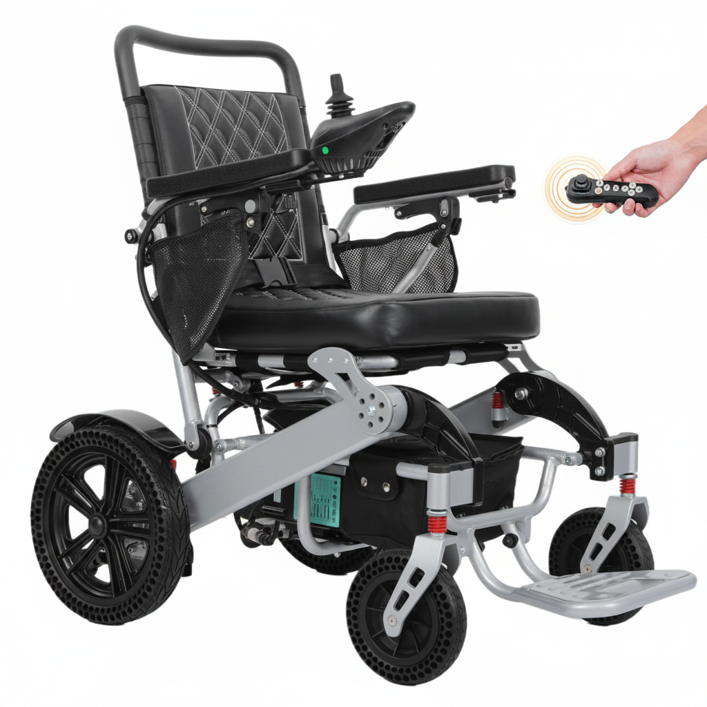 Rubicon DX14 - Premium Longest Range Electric Power Wheelchair with 20-Mile Range | All-Terrain, Lightweight, Foldable & 600W Dual Motors