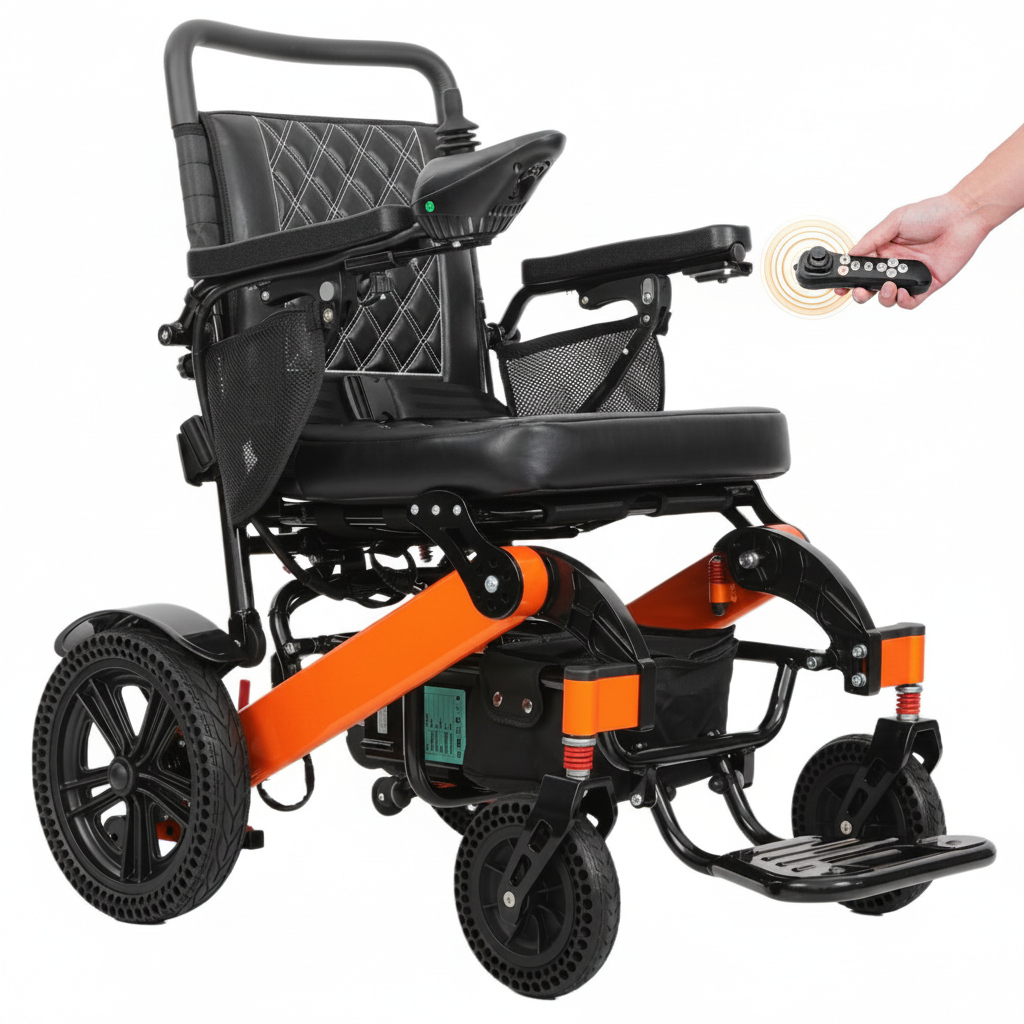 Rubicon DX14 - Premium Longest Range Electric Power Wheelchair with 20-Mile Range | All-Terrain, Lightweight, Foldable & 600W Dual Motors