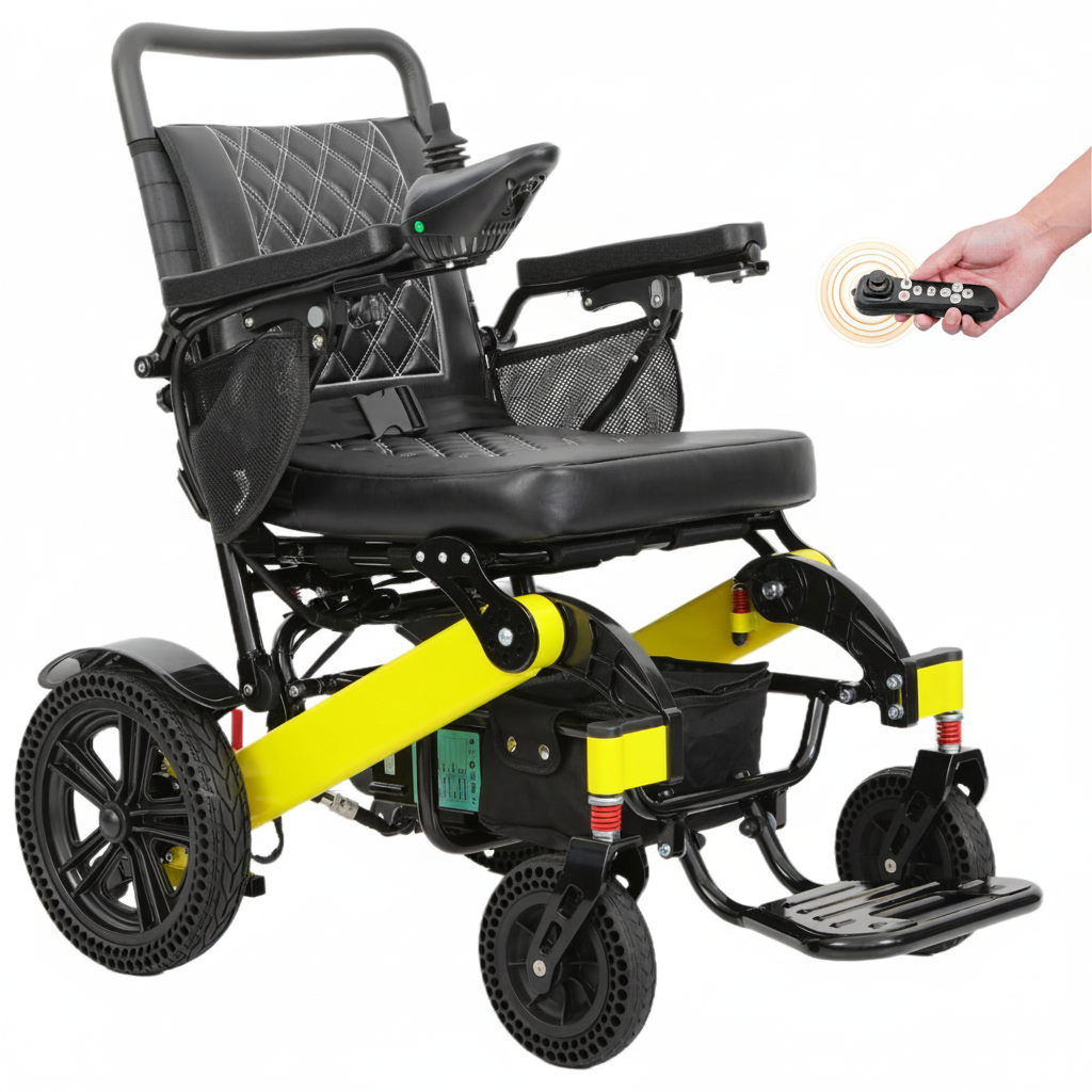 Rubicon DX14 - Premium Longest Range Electric Power Wheelchair with 20-Mile Range | All-Terrain, Lightweight, Foldable & 600W Dual Motors