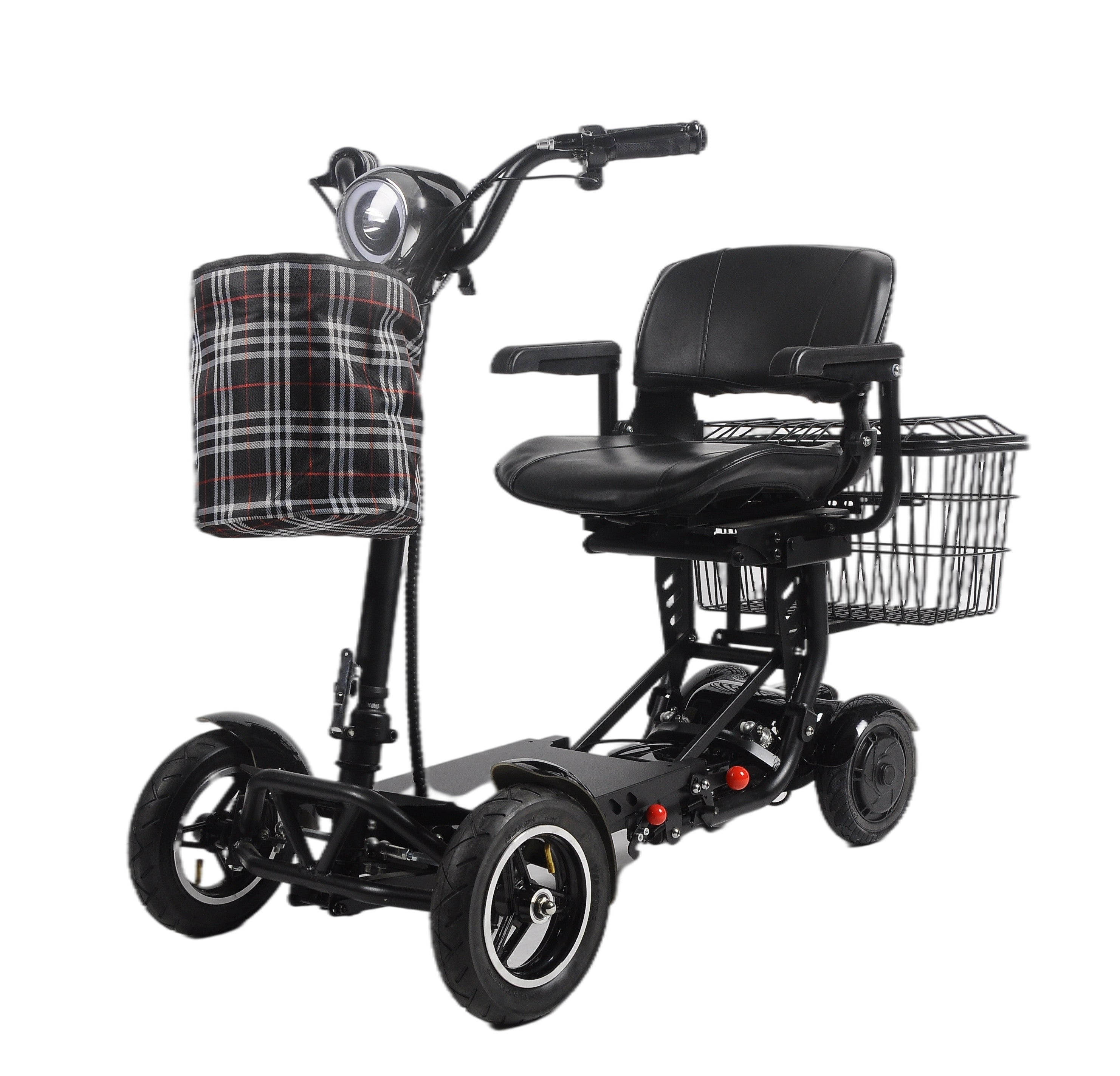 Rubicon FX03 - All Terrain, 4-Wheel, Foldable Mobility Scooter for Seniors | 3-Speed, 25-Mile Range | Portable & Lightweight Disability Scooter