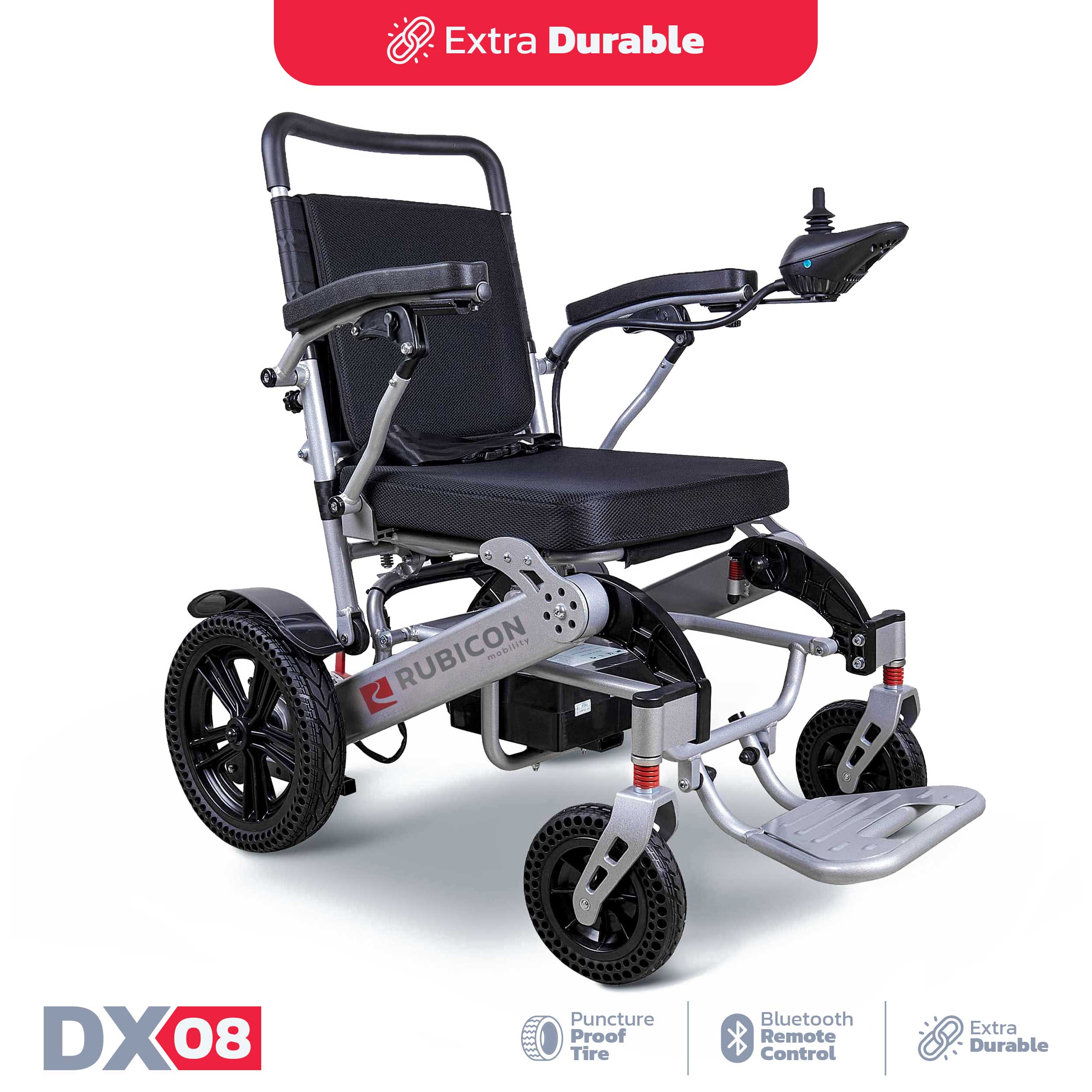 Rubicon DX08 - Extra Durable Electric Wheelchair