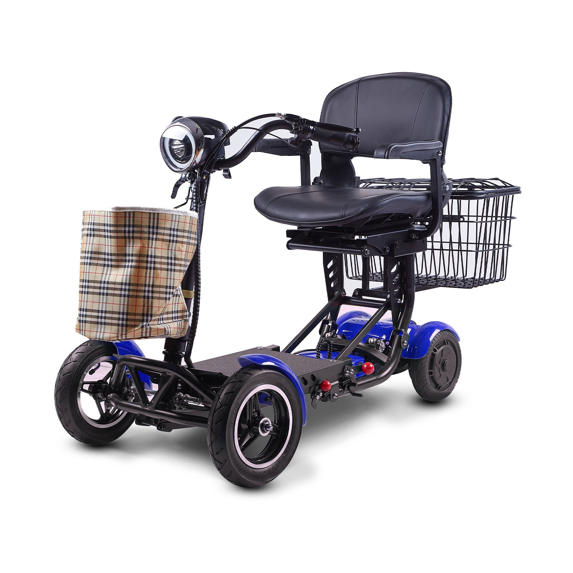 Rubicon FX03 - All Terrain, 4-Wheel, Foldable Mobility Scooter for Seniors | 3-Speed, 25-Mile Range | Portable & Lightweight Disability Scooter
