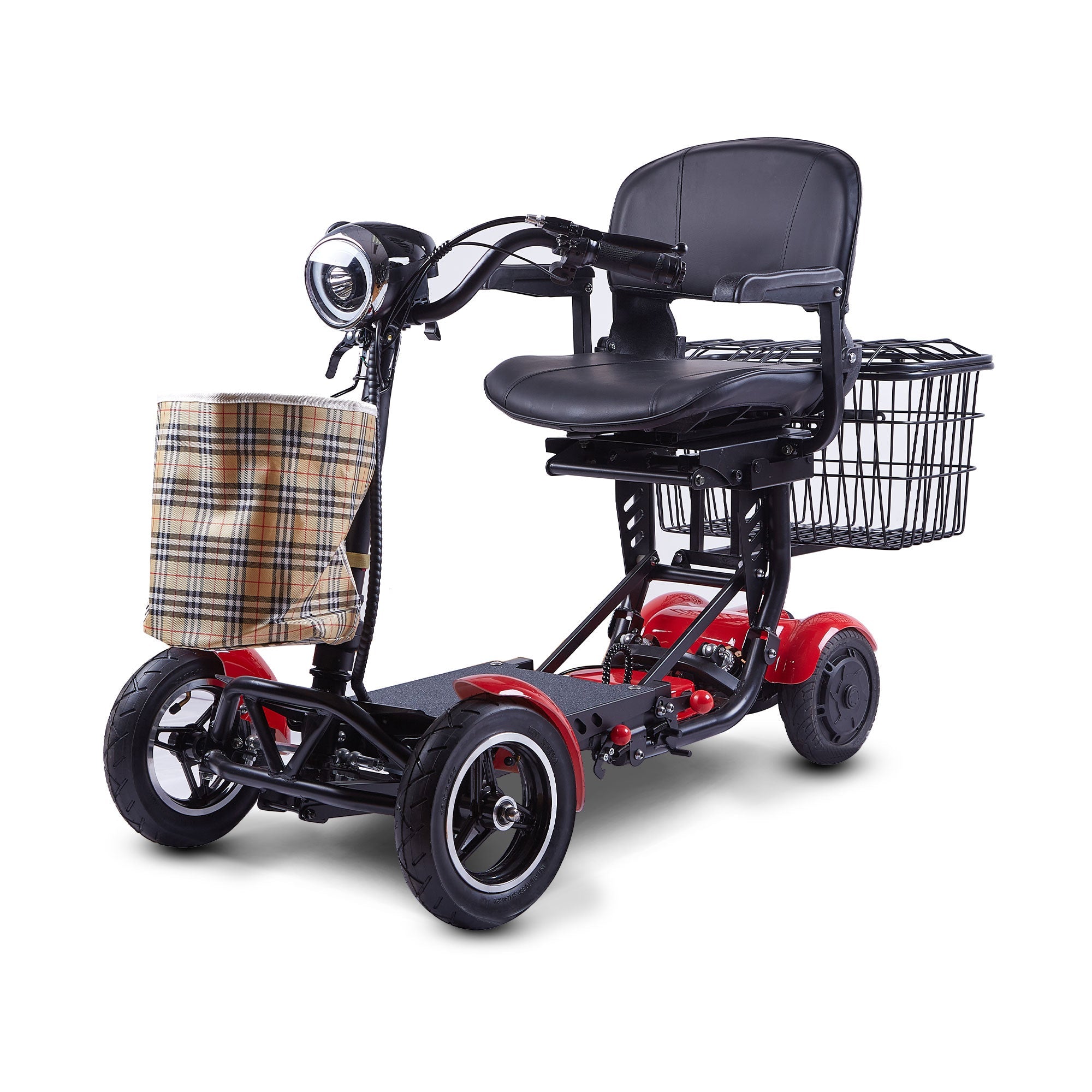 Rubicon FX03 - All Terrain, 4-Wheel, Foldable Mobility Scooter for Seniors | 3-Speed, 25-Mile Range | Portable & Lightweight Disability Scooter