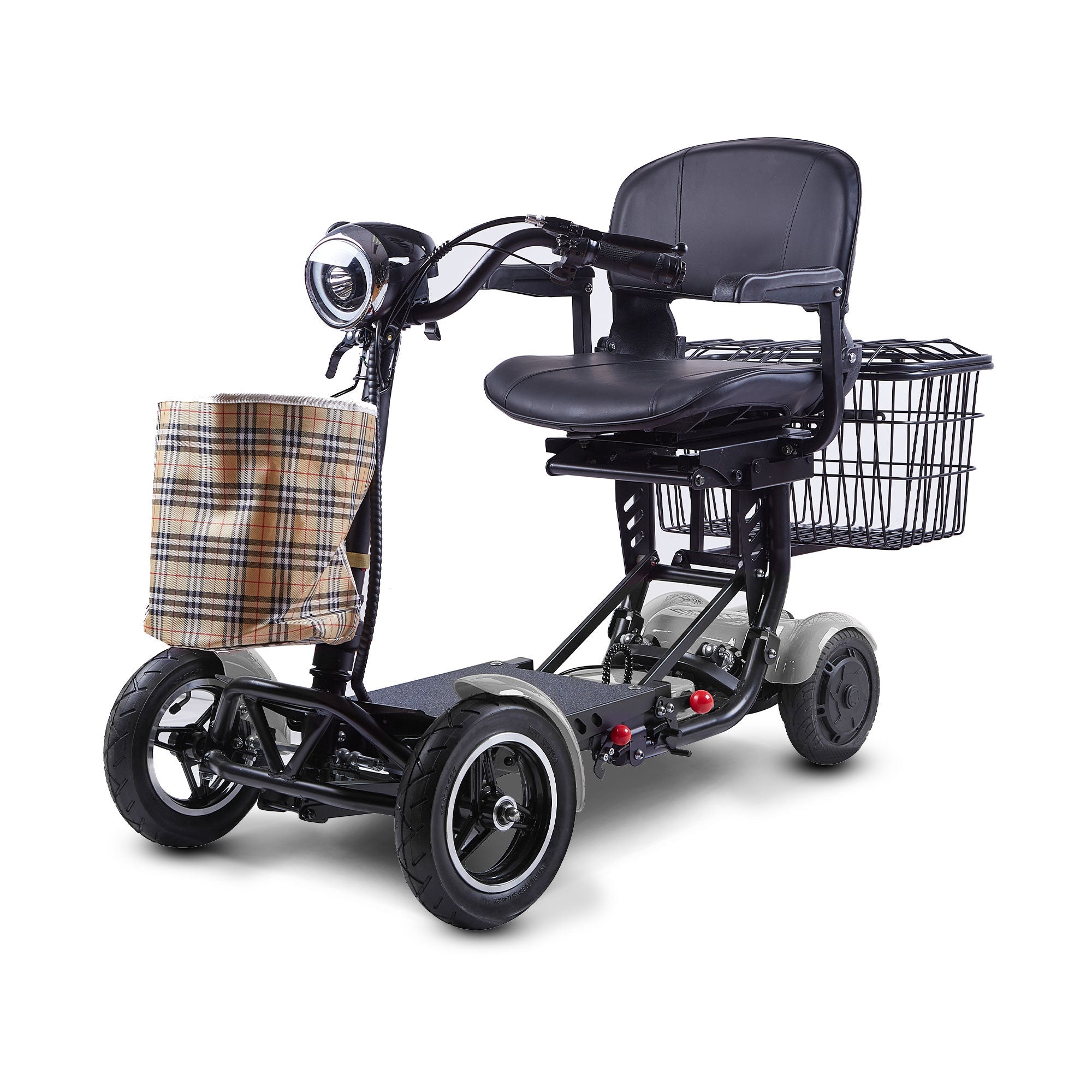 Rubicon FX03 - All Terrain, 4-Wheel, Foldable Mobility Scooter for Seniors | 3-Speed, 25-Mile Range | Portable & Lightweight Disability Scooter