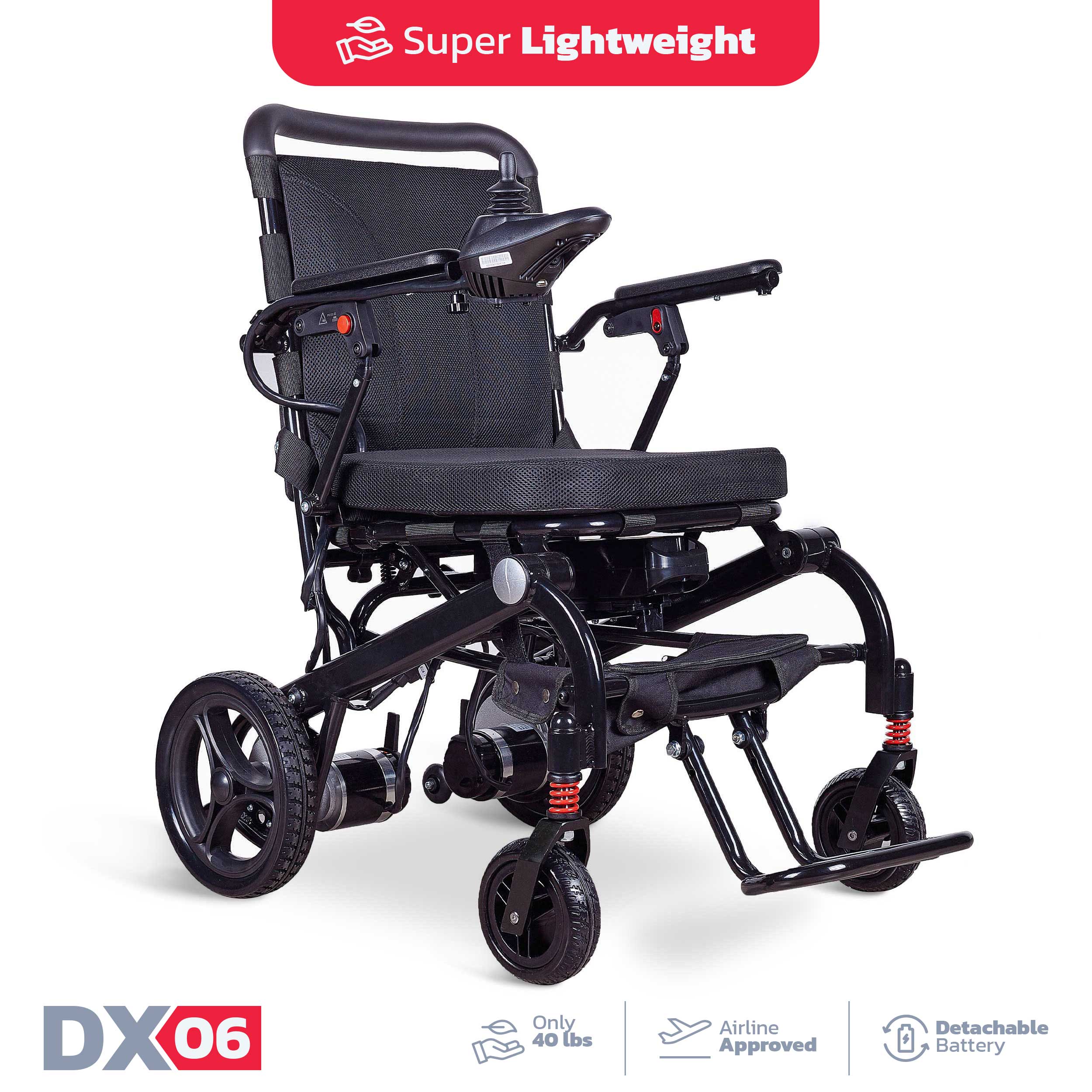 Rubicon DX06 - Super Lightweight Electric Wheelchair