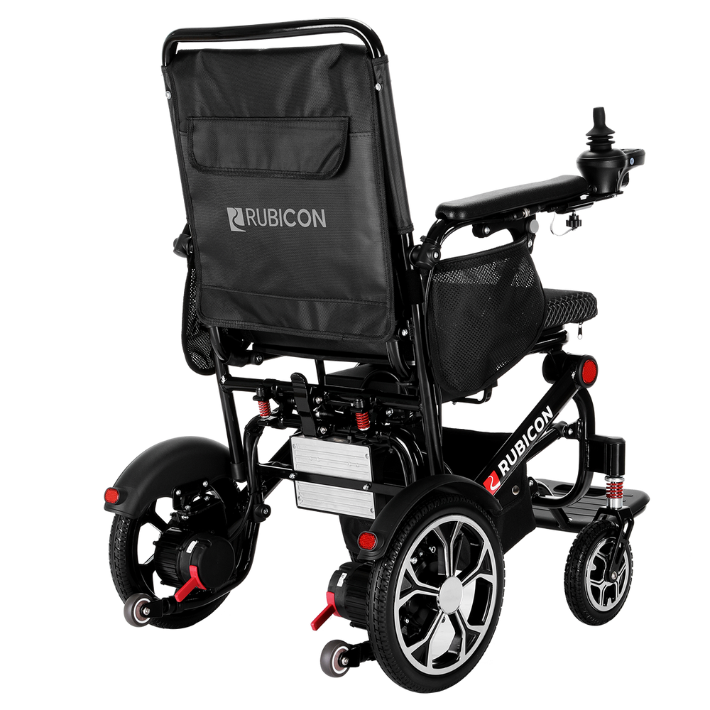 Rubicon DX07 - Ultra Lightweight, Foldable Electric Power Wheelchair w