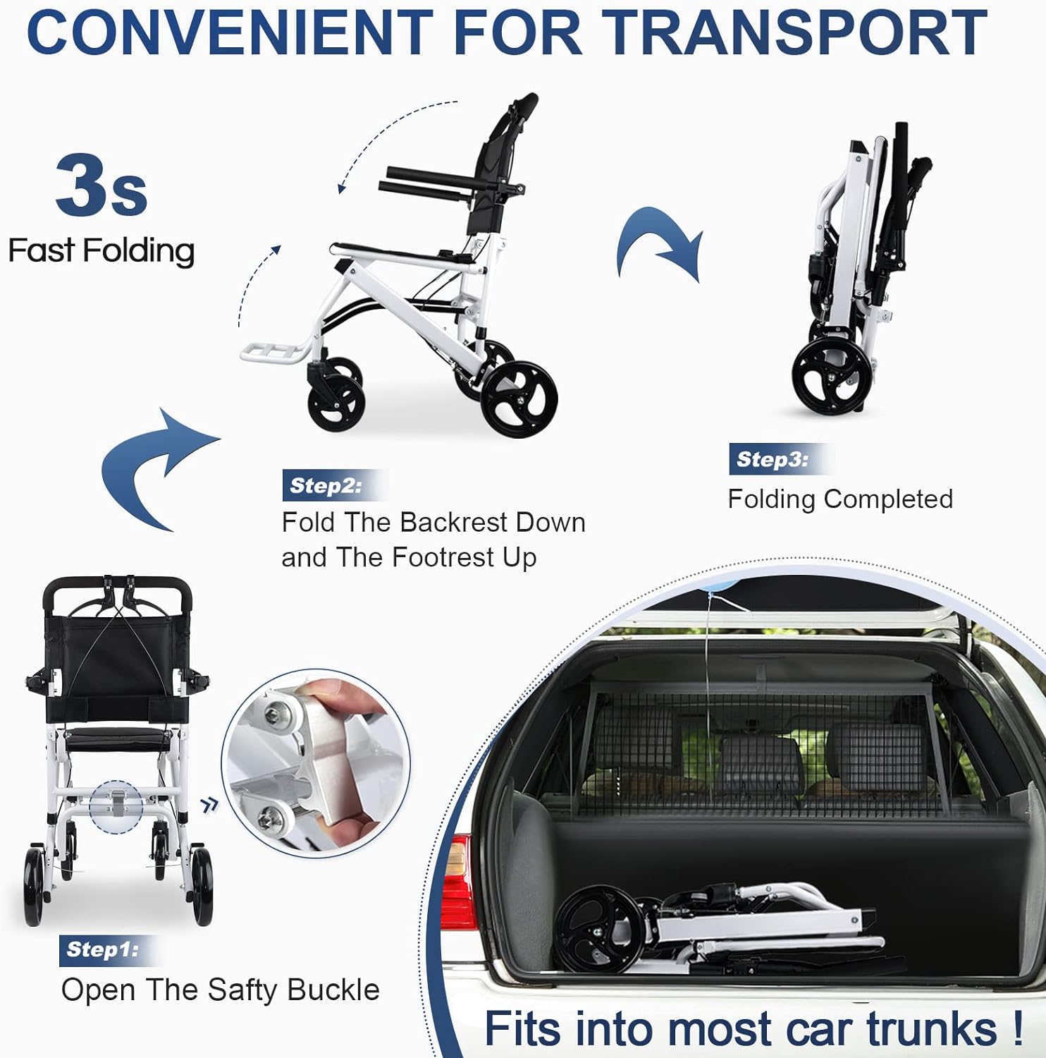 Rubicon GX03 - Ultimate Super Lightweight Transport Wheelchair