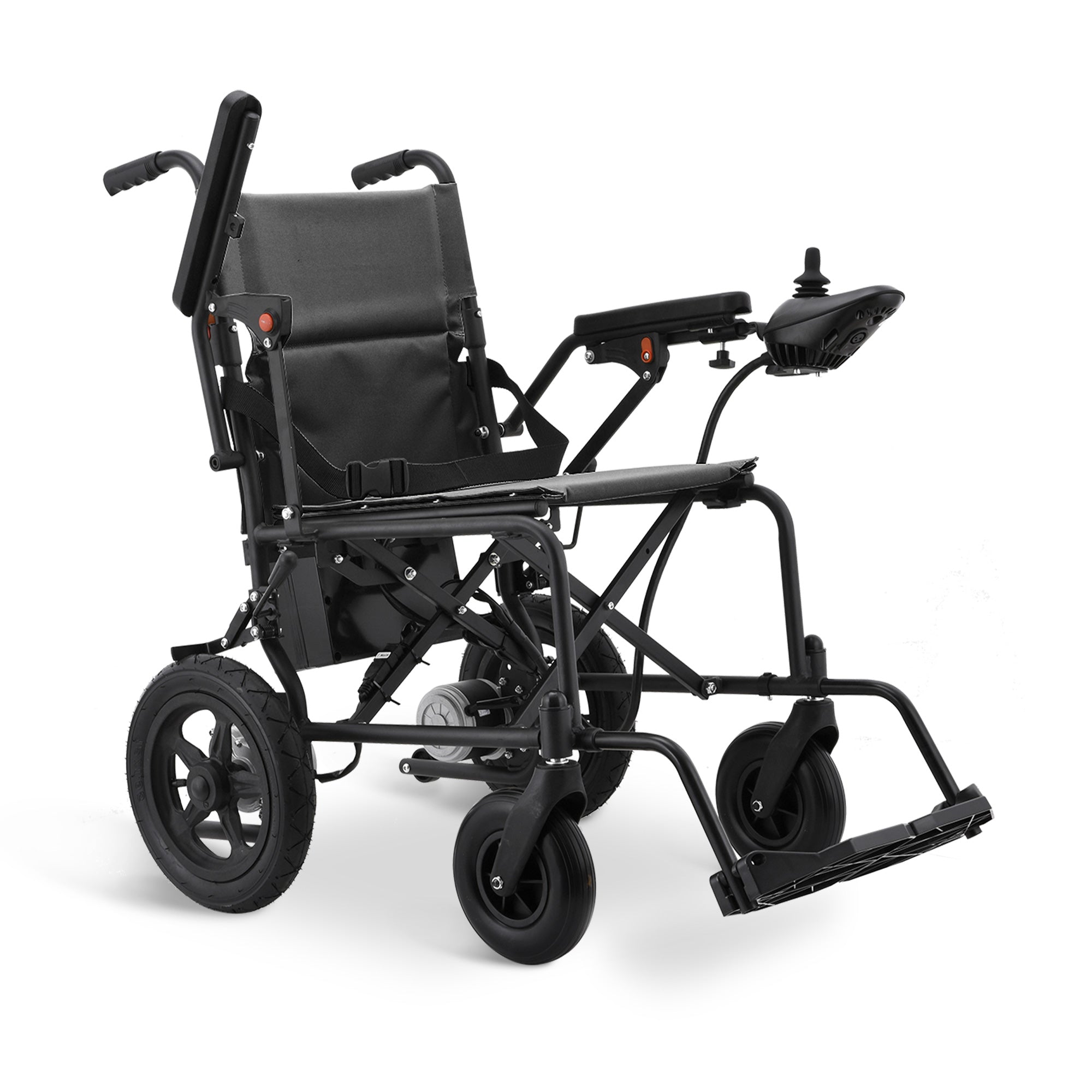 Rubicon DX02 - Affordable, Lightweight & Powerful Electric Wheelchair with Dual Motors & 12-Mile Range | Foldable, Airline-Approved for Travel