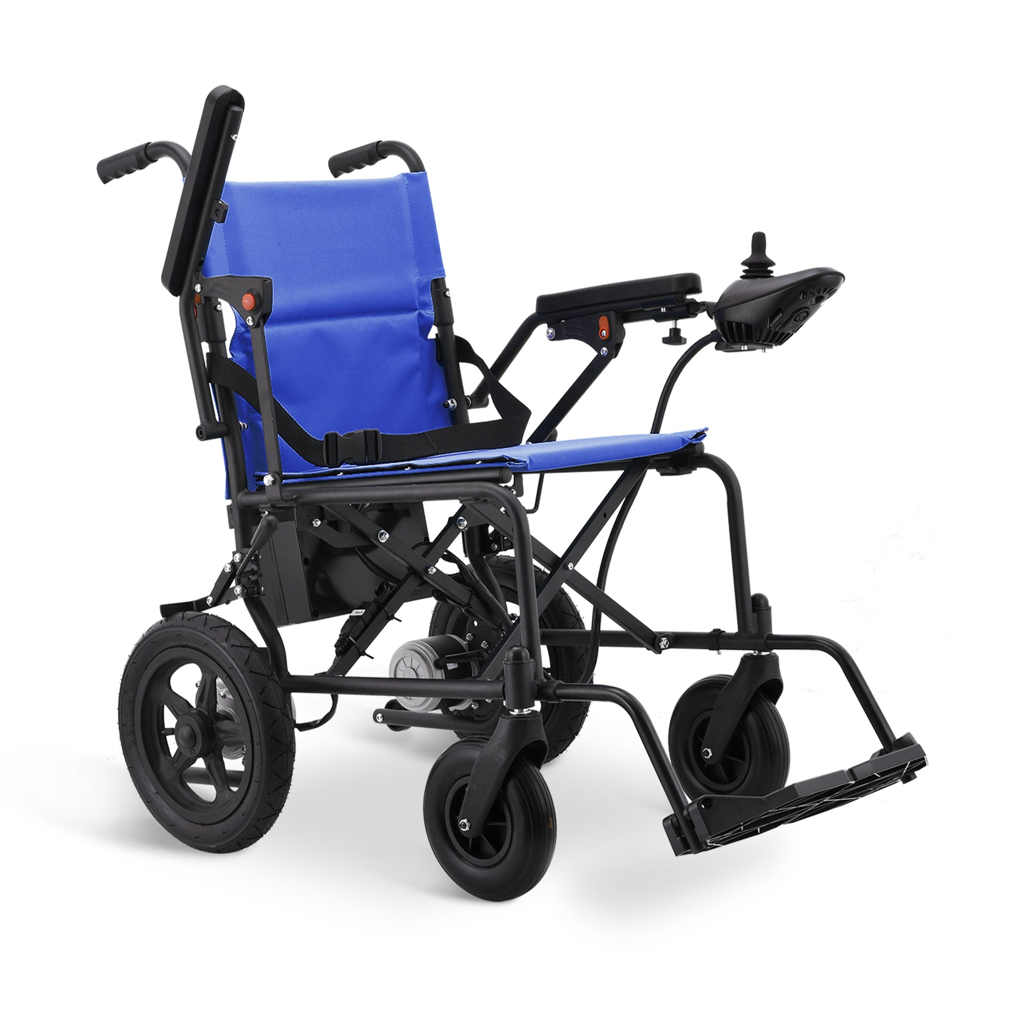Rubicon DX02 - Affordable, Lightweight & Powerful Electric Wheelchair with Dual Motors & 12-Mile Range | Foldable, Airline-Approved for Travel