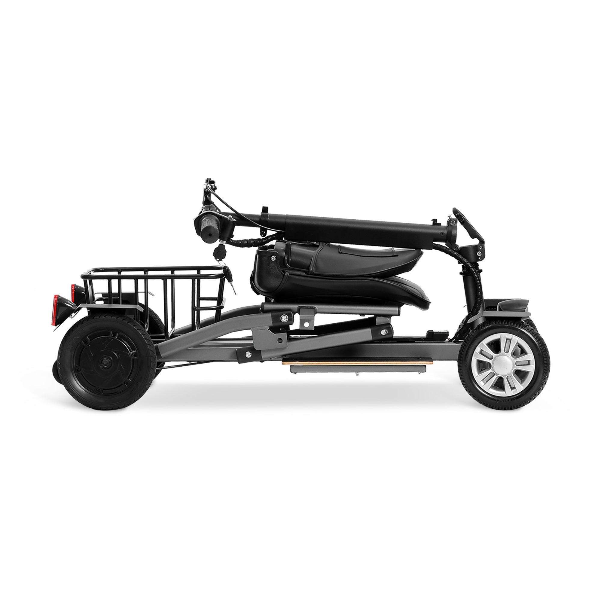 Rubicon FX04 - Lightweight, Foldable & Compact Portable 4-Wheel Mobility Scooter for Seniors & Disabled Adults | 15-Mile Range, Adjustable Speed