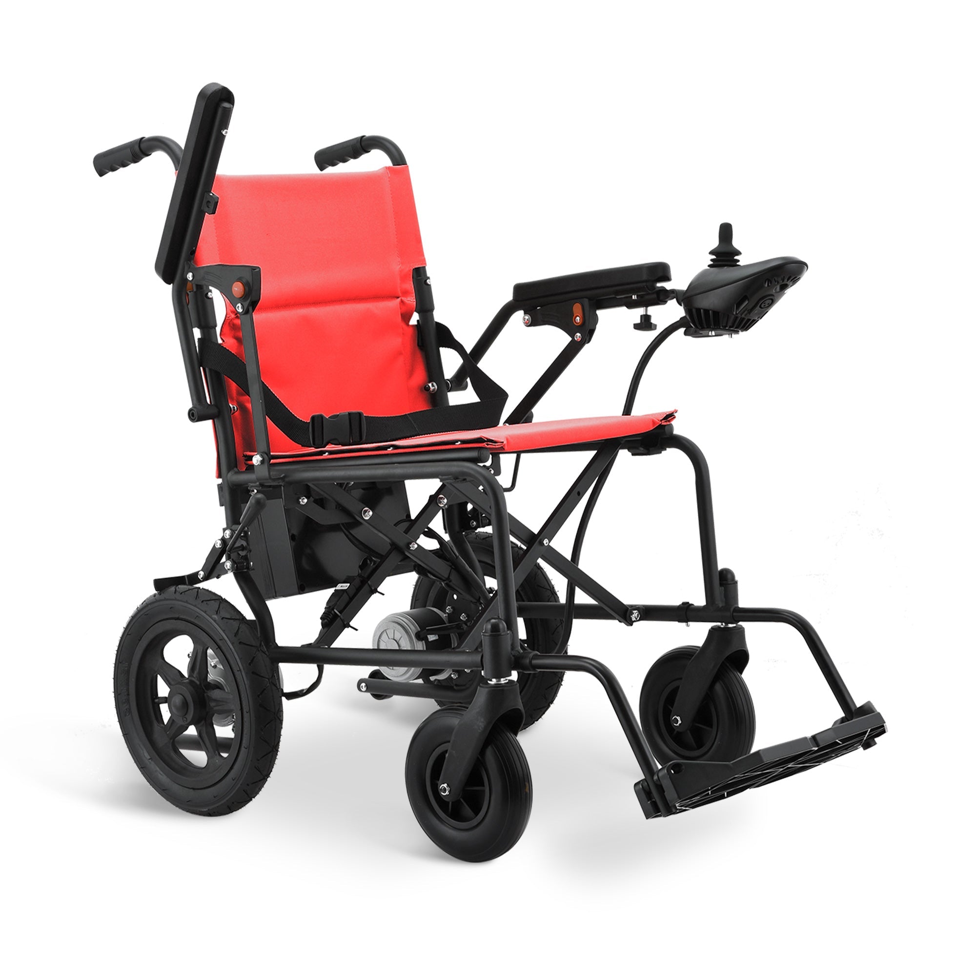 Rubicon DX02 - Affordable, Lightweight & Powerful Electric Wheelchair with Dual Motors & 12-Mile Range | Foldable, Airline-Approved for Travel