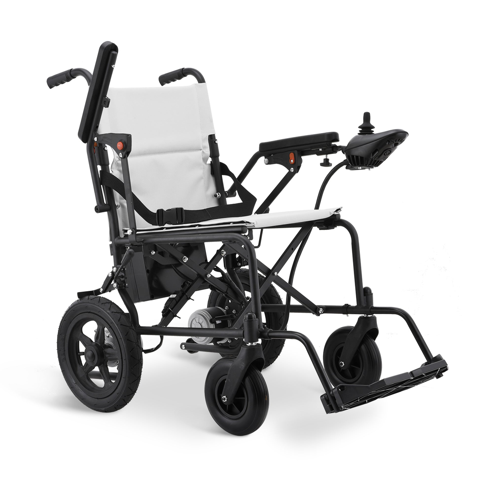 Rubicon DX02 - Affordable, Lightweight & Powerful Electric Wheelchair with Dual Motors & 12-Mile Range | Foldable, Airline-Approved for Travel